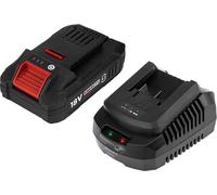GRAPHITE Energy+ Batterie 4Ah & Chargeur Set - 18V Li-Ion, compatible avec GRAPHITE & NEO TOOLS