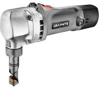 GRAPHITE Grignoteuse de tôle Cisaille à tôle 500W 5mm pour tôles plates, ondulées et trapézoïdales