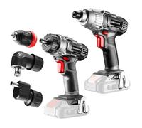 GRAPHITE Kit d'outils électroportatifs sans fil, différentes options, sans batterie - Perceuse/visseuse + tournevis