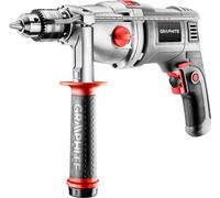 GRAPHITE Marteau perforateur à deux vitesses 1050W, poignée e 13 mm, vitesse I : 1100, II : 3000 tr/min, mallette de transport