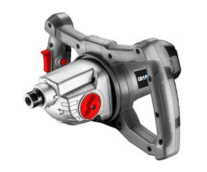 GRAPHITE Mélangeur Agitateur électrique 1400W, vitesse I. 250-500 min-¹ II. 400-800 min-¹, support M14, masse 5.6 kg, accessoires : tige, agitateurs 140 mm- 2 pcs, clé - 2 pcs.