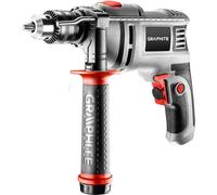 GRAPHITE Perceuse à percussion 650W, mandrin e 13 mm, vitesse 0-3000 tr/min, mallette de transport
