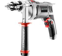 GRAPHITE Perceuse à percussion 720W, mandrin e 13 mm, vitesse 0-3000 tr/min, mallette de transport