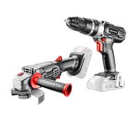 GRAPHITE Perceuse-visseuse sans fil à percussion + kit meuleuse d'angle - Kit d'outils manuels Kit de machines -