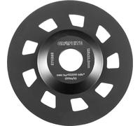 GRAPHITE Plateau de ponçage diamanté Disque de ponçage diamanté 125/115 x 22.2 x 5 mm, segment L/segment C/exécution lourde, pour poncer et tronçonner (125 x 22,2 x 5 mm, segment C)
