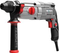 GRAPHITE Professional Marteau perforateur SDS+ Perceuse à percussion, dans coffret d'artisanat avec poignée, foret supplémentaire, 710W