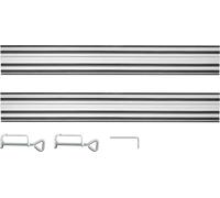 GRAPHITE Rails de guidage 2 x 700 mm, connecteur, 2 pinces