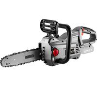 GRAPHITE Scie à chaîne sans fil 18V Energy+, 10" (250 mm), vitesse de rotation de la chaîne 6 m/s, réservoir d'huile de chaîne 100 ml, pas de chaîne 3/8" (9,53 mm), épaisseur de chaîne 0,05" (1,3 mm),