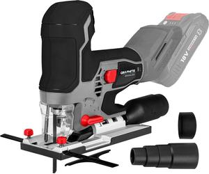 GRAPHITE Système 18V Scie sauteuse sans fil - Home and Garden Scie sauteuse - Batteries et chargeur non inclus