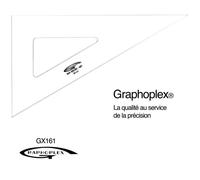 Generique Équerre 60° 3 bords droits 26 cm - Graphoplex G