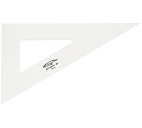 Graphoplex Equerre 60° 3 bords droits 26 cm Transparent