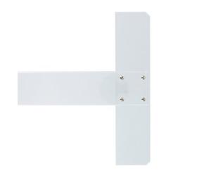 Graphoplex Equerre Té tête fixe vissée 2 bords antitaches 65 cm Transparent