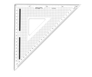 Graphoplex GX1845 Equerre de Coupe graduée 45° 26 cm
