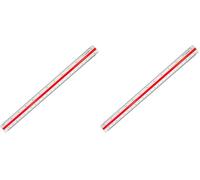 Graphoplex Kutch ME.370B Règle de réduction triangulaire 30 cm Blanc (Lot de 2)