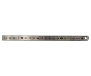 GRAPHOPLEX Regle Metal Flexible 20cm - Réglet Précision Double Graduation Millimétrée - Gravure Chimique et Thermique Durable - Mesure, Traçage - Outil Géometrie Incassable - Professionnels, Étudiants