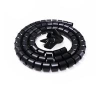 GRASAKY Enrouleur de câble en Spirale de 1 mètre, Tube de Rangement Robuste, Protection des Fils, Gestion soignée des câbles protéger Le Manchon(Green,ID12mm)