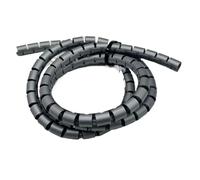 GRASAKY Enrouleur de câble en Spirale de 1 mètre, Tube Flexible de Gestion des câbles, Rangement Efficace des câbles protéger Le Manchon(Grey,ID 8mm)