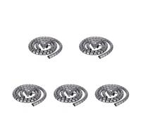 GRASAKY Enrouleur de câble Flexible en Spirale de 22 mm de diamètre intérieur, Organiseur de Gestion de Cordon, Tube de Rangement for câbles et Fils protéger Le Manchon(Grey,5 Meters)