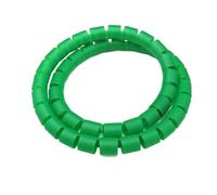 GRASAKY Enrouleur de câble spiralé de 1 mètre, 8 mm à 30 mm, Organiseur, Tube Flexible, Protecteur de Tuyau protéger Le Manchon(Green,ID 16mm)