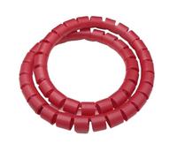 GRASAKY Enrouleur de câble spiralé de 1 mètre, 8 mm à 30 mm, Organiseur, Tube Flexible, Protecteur de Tuyau protéger Le Manchon(Red,ID 10mm)