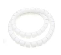 GRASAKY Enrouleur de câble spiralé de 1 mètre, 8 mm à 30 mm, Organiseur, Tube Flexible, Protecteur de Tuyau protéger Le Manchon(White,ID 10mm)