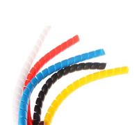 GRASAKY Gaine de câble Flexible en Spirale de 2 mètres, Protection de Fil, Organisateur de câbles, Gaine de Tube d'enroulement protéger Le Manchon(Yellow,ID 12mm)