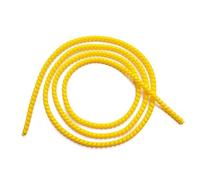 GRASAKY Gaine de câble Spirale colorée de 2 mètres, Gaine de Protection for Faisceau de câbles, Tube de Gestion des caloducs for l'organisation protéger Le Manchon(Yellow,ID 10mm)
