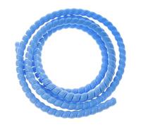 GRASAKY Gaine de Gestion de câbles en Spirale de 2 mètres, Tube de Protection de Fil Ignifuge, enroulement organisé protéger Le Manchon(Blue,ID 30mm)