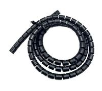 GRASAKY Gaine de Protection spiralée for câbles électriques, diamètres de 8 à 20 mm, 5 mètres protéger Le Manchon(Noir,10mm)
