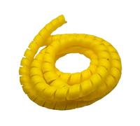 GRASAKY Gaine spiralée for câble de Machine Robuste de 2 mètres, Gaine enroulée for la Protection des conduites d'huile hydraulique protéger Le Manchon(Yellow,ID 88mm)