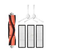 GRASKY Accessoires/Convient pour Xiaomi Mijia Mi Robot Aspirateur-Mop 2 Robot Cleaner Brosse latérale Rouleau principal Hepa Filtre Tissu Kits de pièces STYTJ03ZHM (couleur : ensemble D)