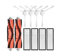 GRASKY Accessoires/Convient pour Xiaomi Mijia Mi Robot Aspirateur-Mop 2 Robot Cleaner Brosse latérale Rouleau principal Hepa Filtre Tissu Kits de pièces STYTJ03ZHM (couleur : ensemble F)