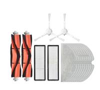 GRASKY Accessoires/Convient pour Xiaomi Mijia Mi Robot Aspirateur-Mop 2 Robot Cleaner Brosse latérale Rouleau principal Hepa Filtre Tissu Kits de pièces STYTJ03ZHM (couleur : Set J)