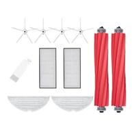 GRASKY Brosse principale, filtre Hepa, brosse latérale, serpillère/convient pour Xiaomi Roborock S7 S70 S75 S7Max S7MaxV T7s G10 pièces (couleur : blanc)