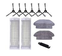 GRASKY Brosse principale, filtre Hepa, brosse latérale, serpillère/convient pour Xiaomi STYJ02YM Mi Mop Pro Conga 3490 Viomi V2 PRO V3 SE V-RVCLM21B 3C B106CN (couleur : moyen)