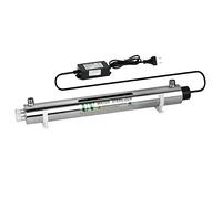 GRASSAIR Filtre de Filtration UV Ultra Violet 40W avec Filtre à Eau pour stérilisateur pour Toute la Maison, 10GPM (2.3T / H), mâle 3/4 "avec Alarme de sécurité pour Ballast