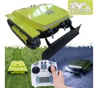 Grassor TerraForce 900T-G20CP Climb - Robot tondeuse hybride à chenilles avec lame | 900 mm | Loncin 452 cm³ 20 ch | 2 x 1 000 W | Télécommande 500 m | Pente 70° | Générateur 2 500 W