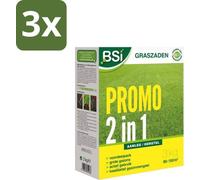 Graszaad 2-en-1 : Réparation et germination rapide du gazon, emballage économique de 3 kg, lot de 3 pièces