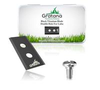 Gratana - Lame de Tondeuse à Gazon robotique (80, pour Luba - Double Trou) pour Tondeuse à Gazon Mammotion Endurance, Compatible avec AWD 5000, 3000, 1000 (10 Ensembles, 80 Lames)