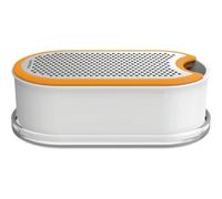 Grater With Box,Capacity: 400 Ml,Dimensions: 16.8 X 9 X 5.8 Cm,Metal/Plastic,Functional Form,1019530,White/Orange