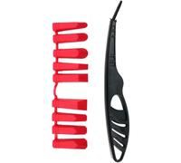 Grattoir à calfeutrer | Spatule ergonomique 9 en 1 pour enlever le mastic - Outil de retrait de joints - Pour salle de bain, cuisine, douche, évier, carrelage, sol