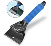 Grattoir à glace pour pare-brise, vitres arrière et latérales de voiture, professionnel, durable et stable, pelle à neige, bleu
