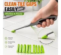 Grattoir à joint multi-angles, outil de remplissage d'angle en plastique, grattoir pour éliminer les joints de carrelage, kit de remplissage de joints de carrelage pour salle de bain et cuisine 3pcs