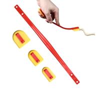Grattoir à mastic - Outil de finition de calfeutrage - 24 cm - 2,05 cm - 1 cm - Outil de retrait de calfeutrage multifonction - Idéal pour salle de bain, cuisine