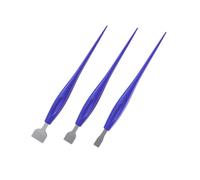 Grattoir à pâte à souder en acier inoxydable, lame de raclage en étain non magnétique pour ordinateur portable, téléphone, carte mère, grattoir à pâte à souder 3 pièces