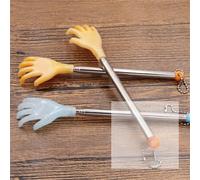 Grattoir de dos télescopique multifonction portable - outil réconfortant pour une utilisation sur tout le corps Bleu (1 pièce),Jaune (1 pièce)Polypropylène