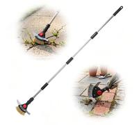 Grattoir de joint 3 en 1 avec manche réglable et brosse pour mousses