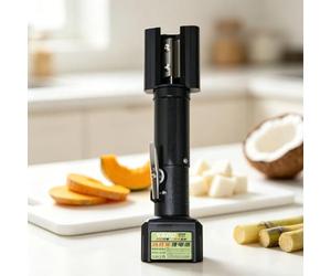 Grattoir électrique de canne à sucre 125 W avec lame et batterie, 7500 tr/min, étanchéité IPX67 pour magasins de fruits, marchés agricoles, restaurants