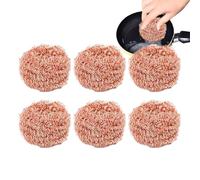 Grattoir en Cuivre pour Nettoyage,Brosse en cuivre pour dégraisser | Fournitures de Nettoyage multifonctionnelles, Brosse à récurer pour Vaisselle, Casserole, de Cuisson, Four, hotte,