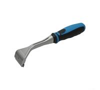 Grattoir Lame pour carbure 255mm Souple Anti-Dérapante Grattoir | Lame carbure double droite, poignée souple anti-dérapante, idéal bois sol vernis, 255mm compact